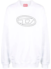 DIESEL PRINTED LOGO SWEATER