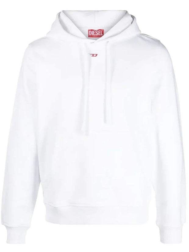 DIESEL S-GINN-D LOGO PACHED HOODIE
