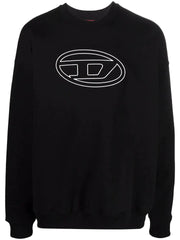 DIESEL PRINTED LOGO SWEATER
