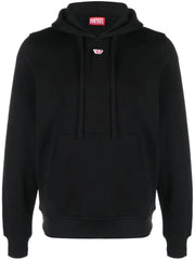 DIESEL S-GINN-D LOGO PACHED HOODIE