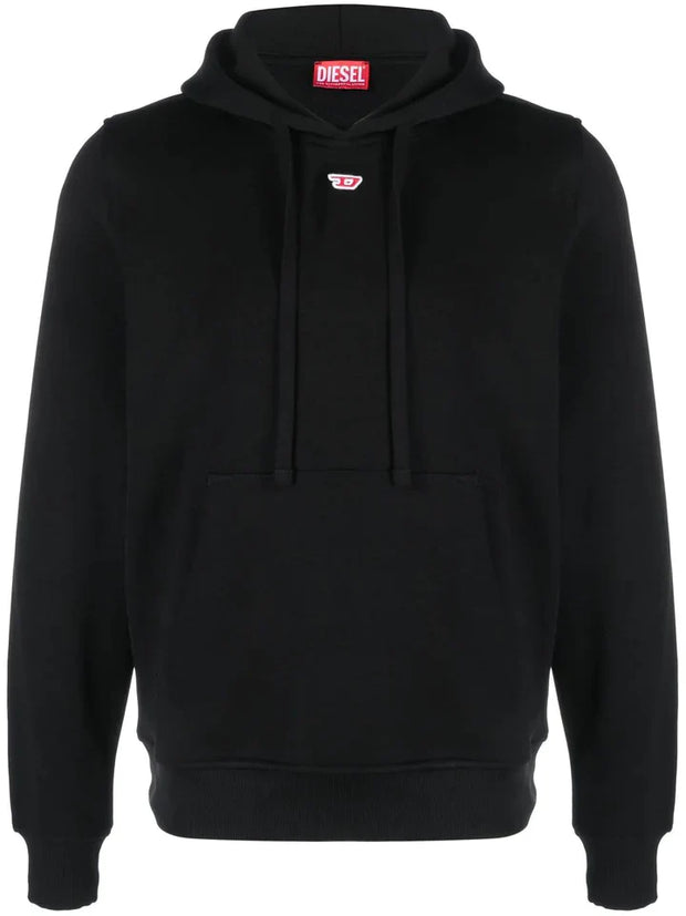 DIESEL S-GINN-D LOGO PACHED HOODIE