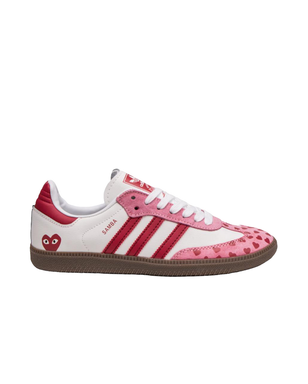 Samba x Comme des Garçons Play White/Pink