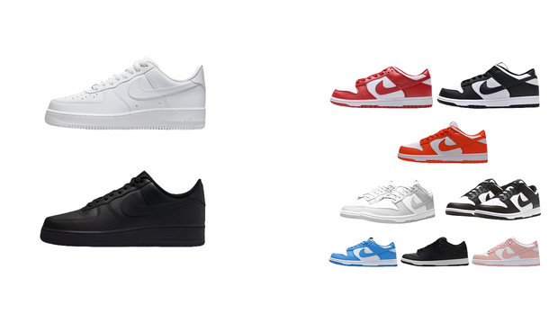 AF1 + Nike Dunk Combo