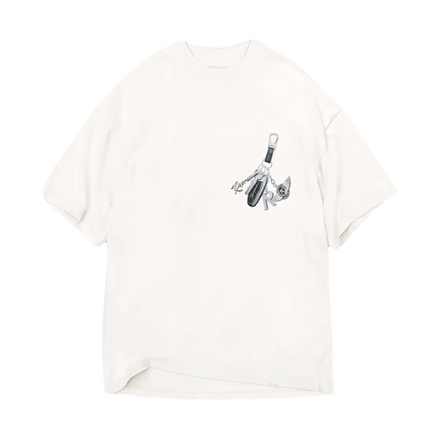 Represent Keys To The Club T-Shirt 'Jet White'