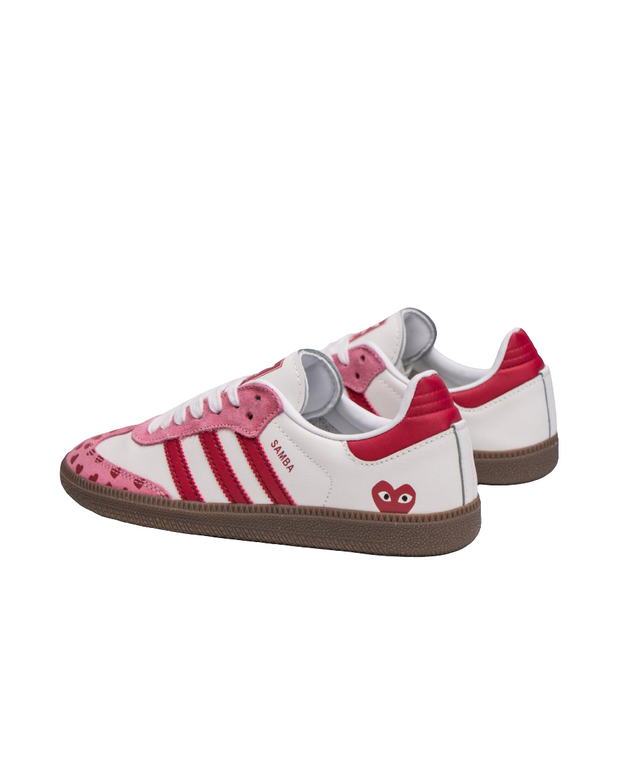 Samba x Comme des Garçons Play White/Pink