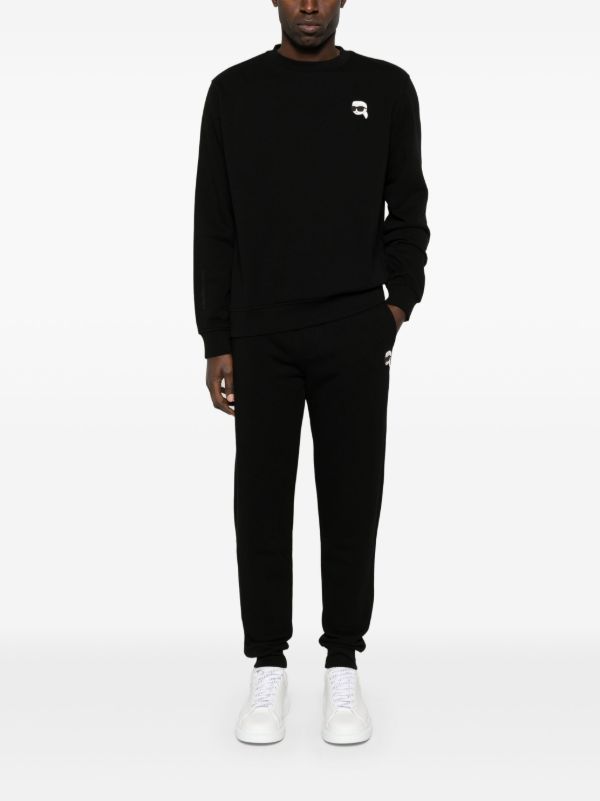 Karl Lagerfeld Karl Ikon-patch sweatshirt