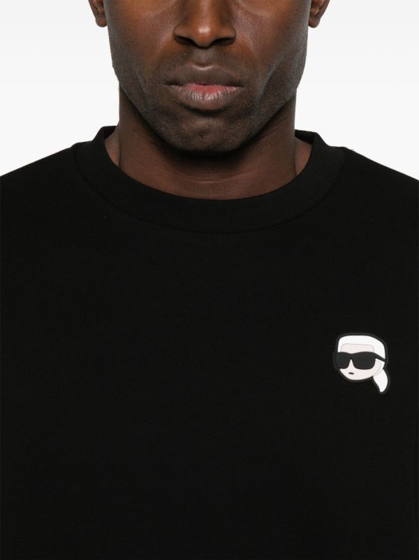 Karl Lagerfeld Karl Ikon-patch sweatshirt
