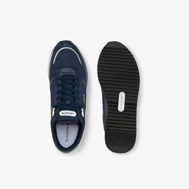 Lacoste Partner Piste Textile and Leather Trainers