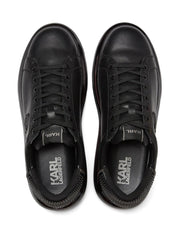 Karl Lagerfeld Ikon NFT Kapri Kushion Leather Sneakers – Black