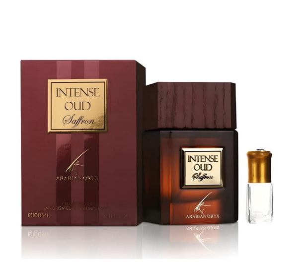 Intense Oud Saffron Eau de Parfum - 100ml + Perfume Oil Gift