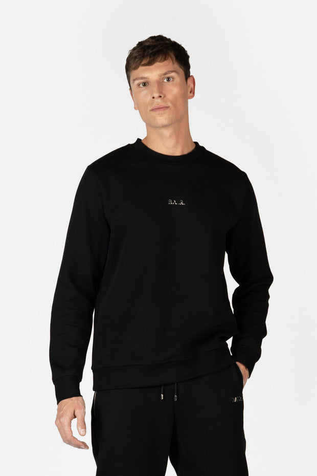 Balr. Q-Series Regular Fit Crewneck Jet Black