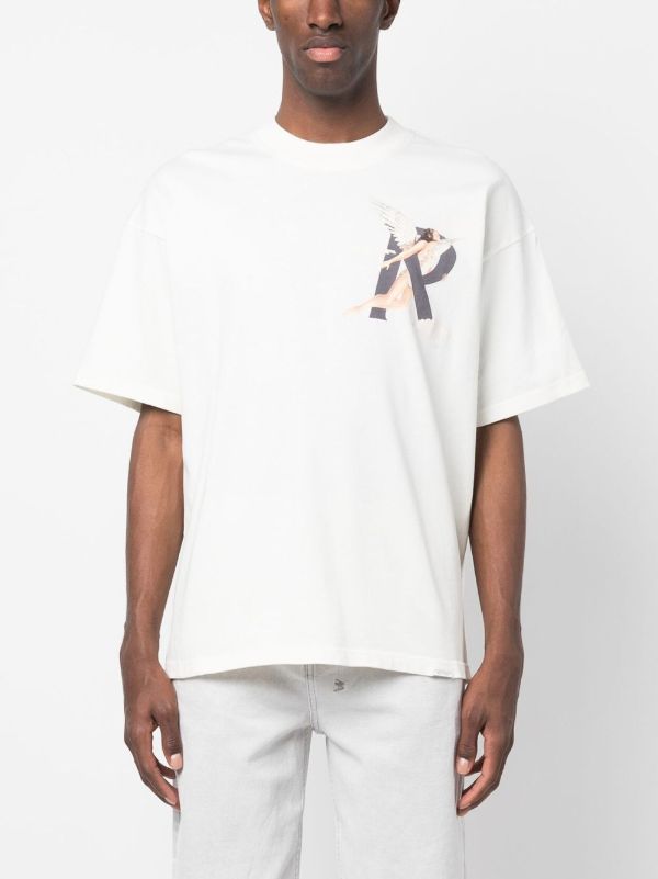 Represent Storms In Heaven T-Shirt Flat White