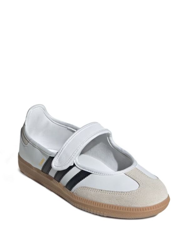 Samba Jane "White Black Gum" Sneakers
