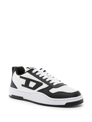 Diesel S-Ukiyo V2 Low Panelled Sneakers – White & Black