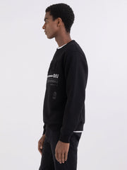 Replay Men's Crewneck Sweatshirt With Outdoor Print