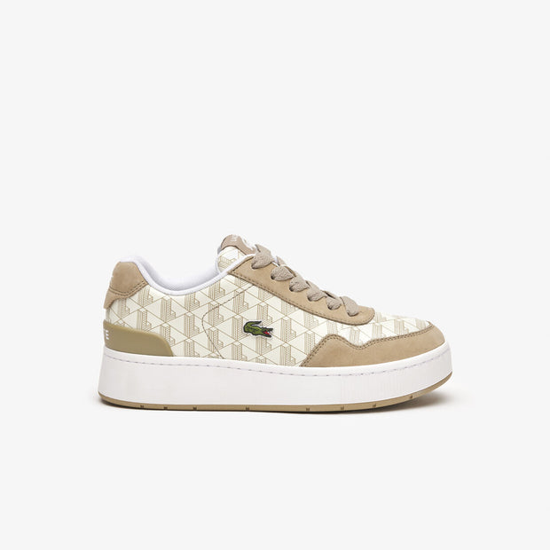Lacoste Ace Clip Leather Monogram Sneakers