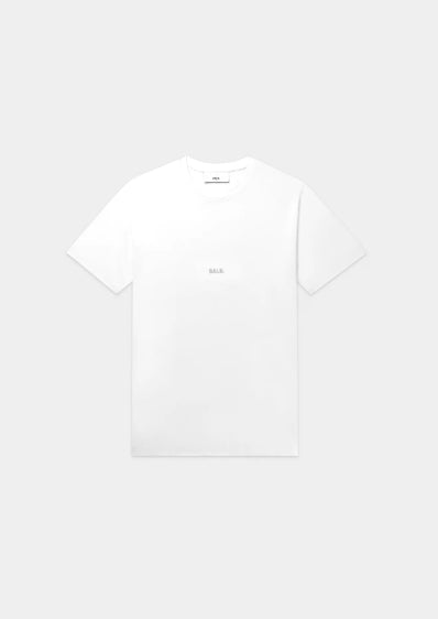 BALR Men’s Logo Slim T Shirt Bright White