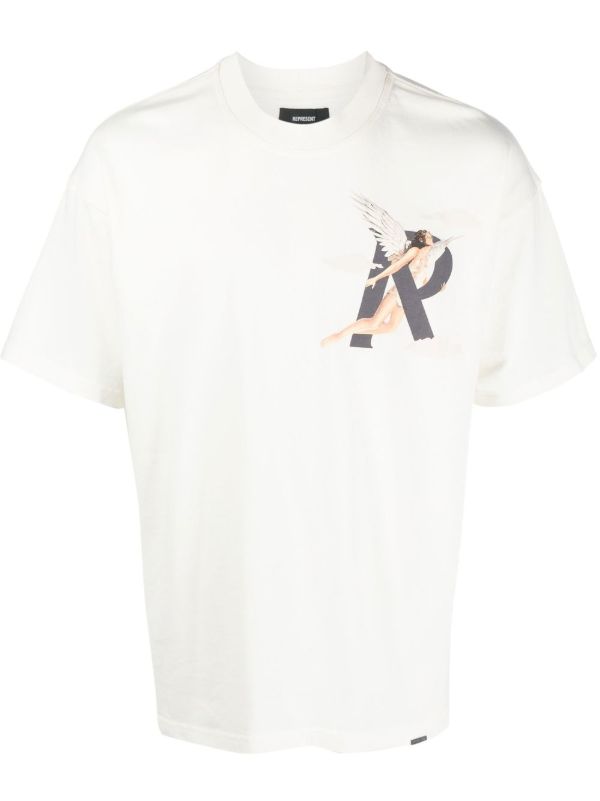 Represent Storms In Heaven T-Shirt Flat White