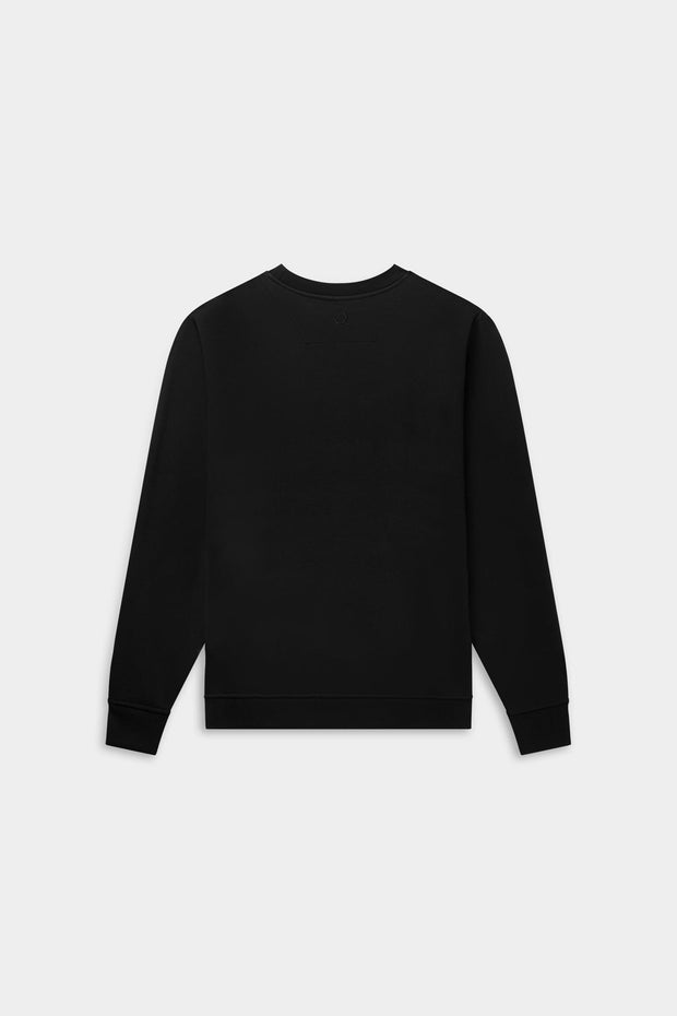Balr. Q-Series Regular Fit Crewneck Jet Black