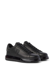 Karl Lagerfeld Ikon NFT Kapri Kushion Leather Sneakers – Black