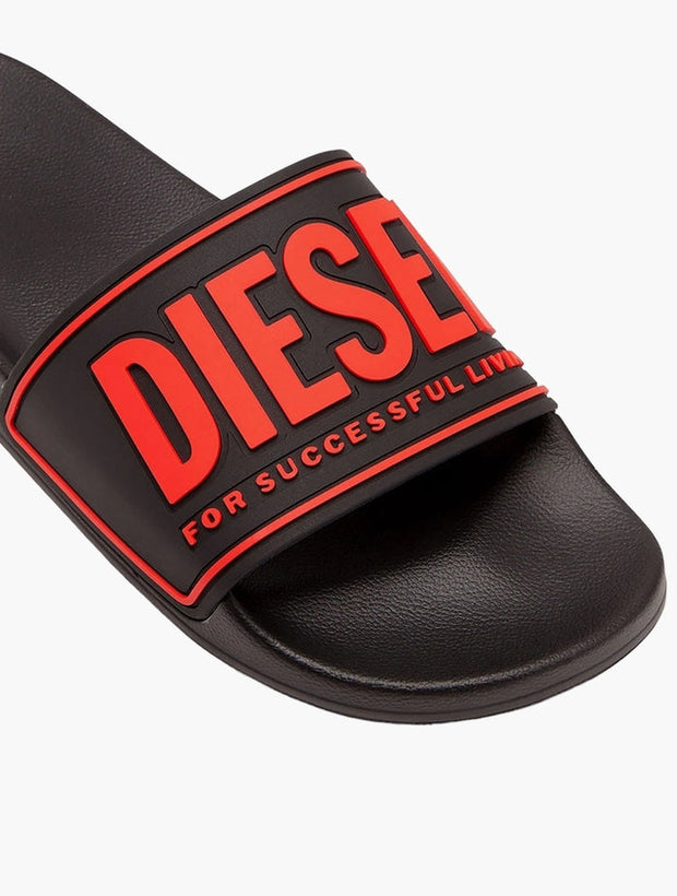 Diesel Sa-Mayemi-Pool Slides With 3D Logo