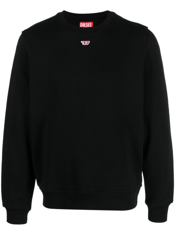 Diesel Men's Logo-Patch Detail Sweatshirt