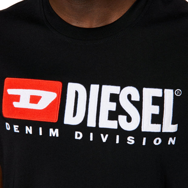 Diesel Men's T-Shirt T-Boxt Logo Black