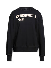 Diesel Men's Sweater S-Macs Logo Black