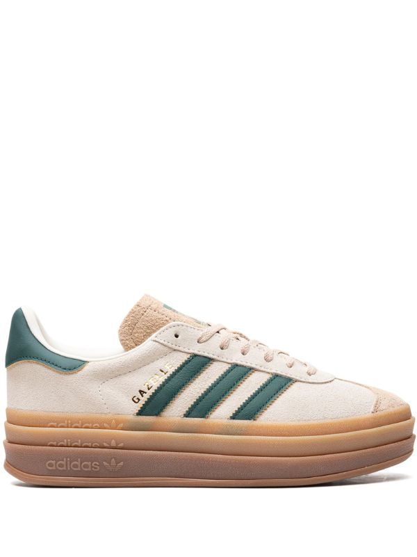Gazelle Bold "Cream Collegiate/Green" sneakers