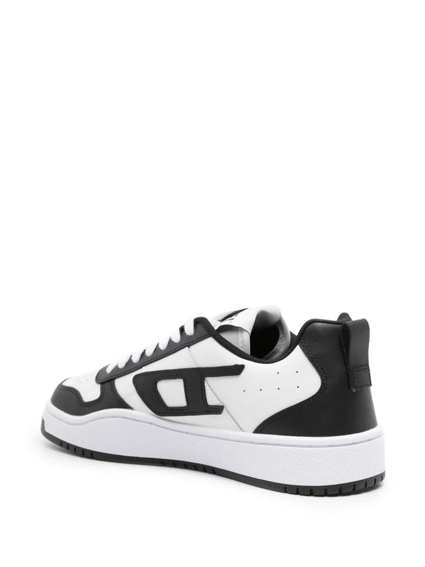 Diesel S-Ukiyo V2 Low Panelled Sneakers – White & Black