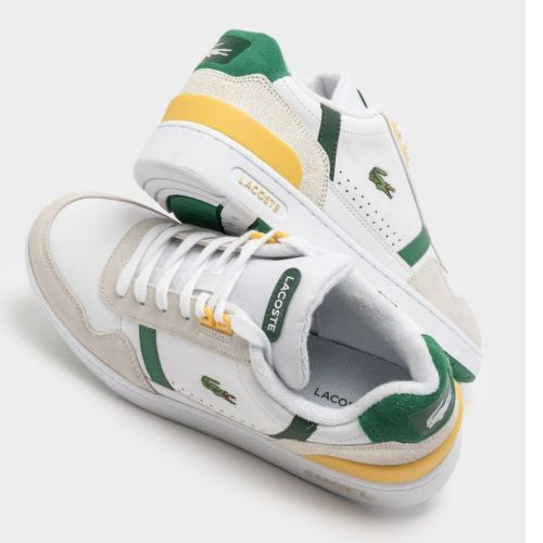 Lacoste Men's T-Clip 'White/Green/Yellow'