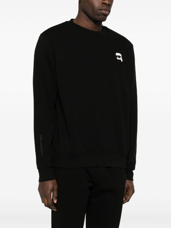 Karl Lagerfeld Karl Ikon-patch sweatshirt