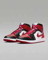 Nike Air Jordan 1 Mid 'Bred Toe'
